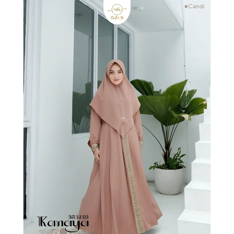 KANAYA syari plus hijab ukuran S M L XL XXL XXXL gamis syari terbaru kekinian pengajian pesta kondangan seragaman fashion muslim set dress baju wanita muslimah busui berkualitas premium terlaris murah jumbo