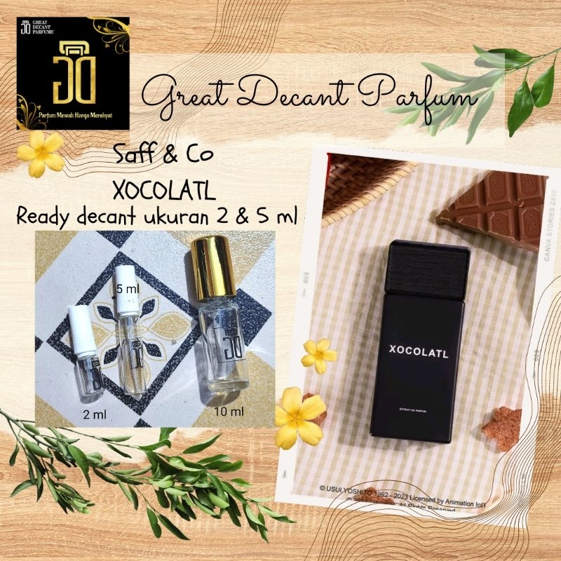 Saff and Co Xocolatl Parfum Decant Tester