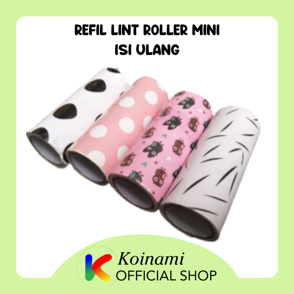 REFIL LINT ROLLER MINI / ISI ULANG PEMBERSIH BULU MINI