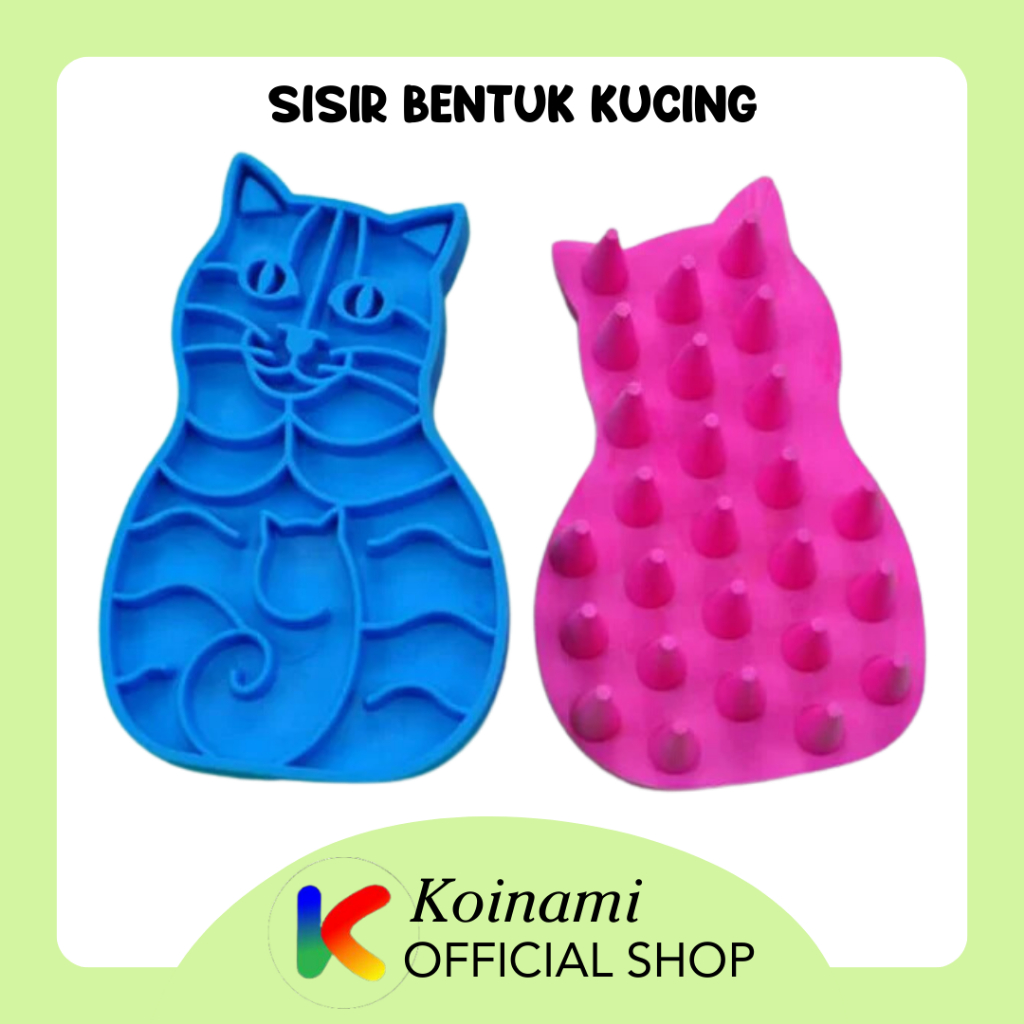 SISIR BENTUK KUCING / SISIR KUCING / SISIR ANJING / GROOMING / petshop