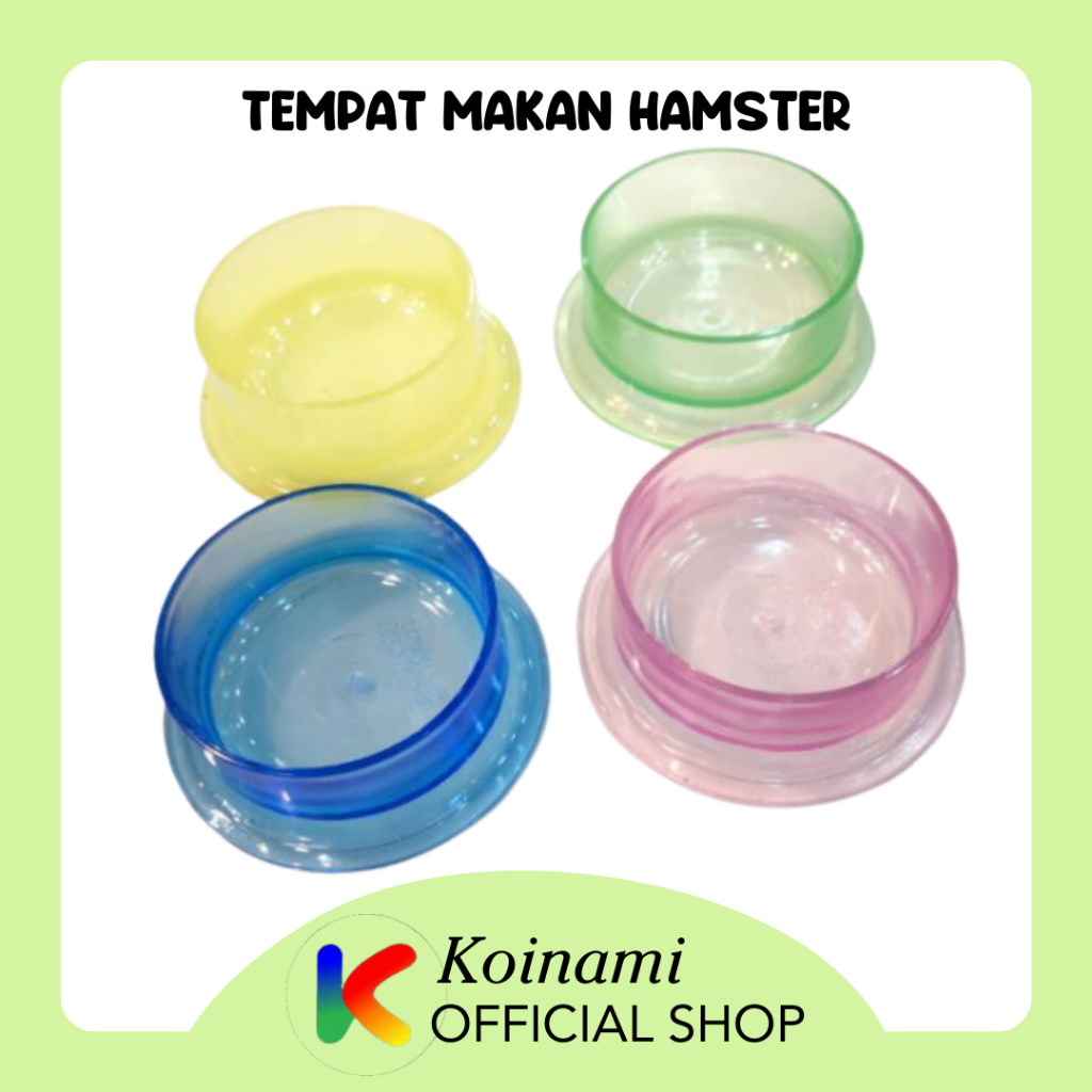 Tempat makan hamster / tempat makanan hamster sugar glider / PLATE #02