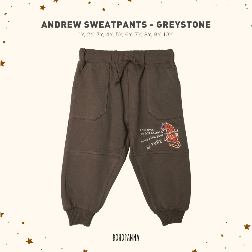 Bohopanna Andrew Sweatpant - Celana Panjang Anak Laki-Laki