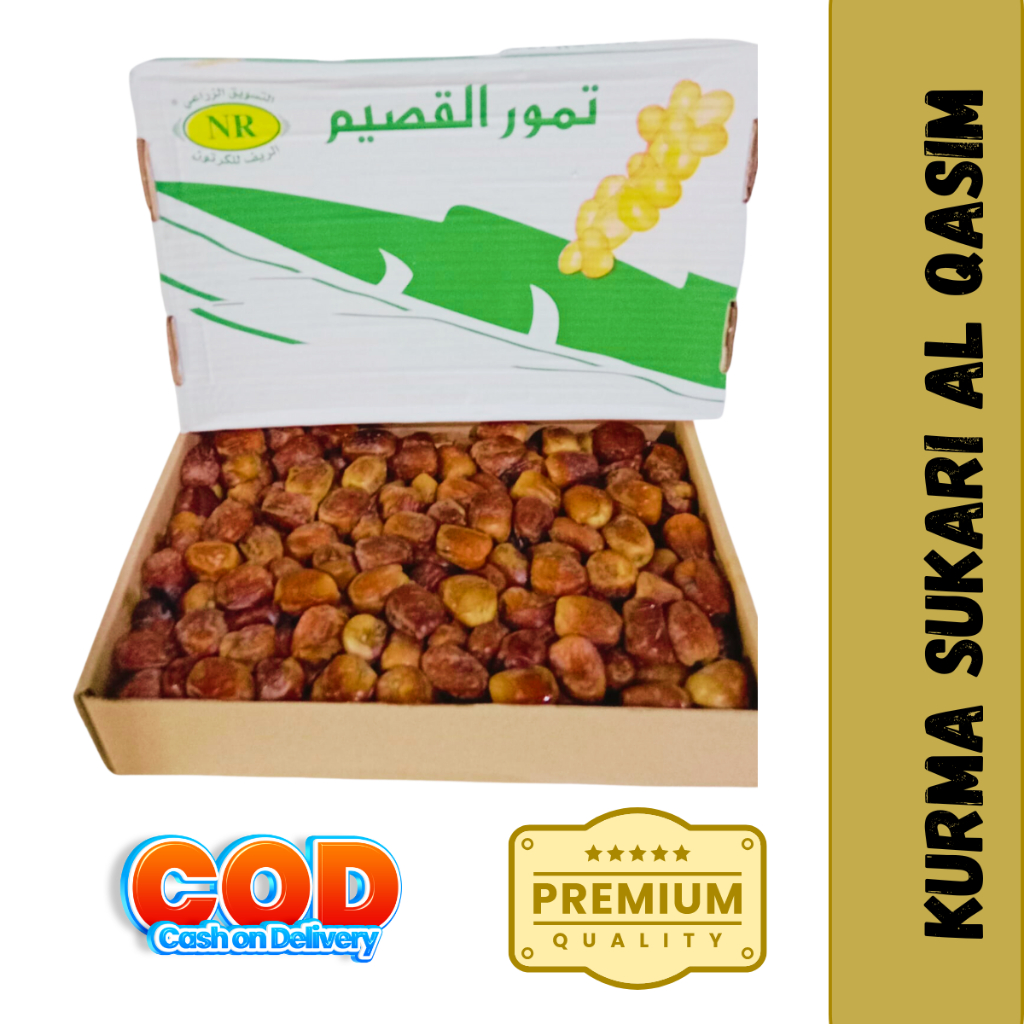 

kurma sukari 1kg/kurma premium/ kurma sukari al qassim kurma madinah asli buah kurma sukkari original