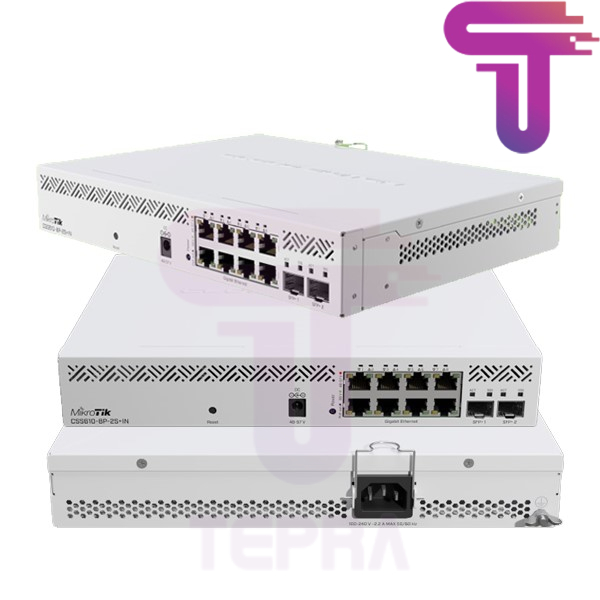 MikroTik CSS610-8P-2S+IN | 8 Port Gigabit POE + 2 SFP Cloud Switch