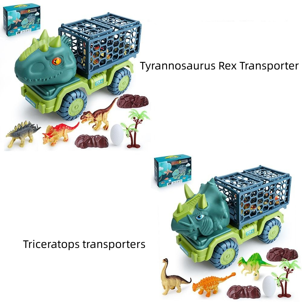 Mainan Mobil Truk Pengangkut Dinosaurus Untuk Anak Laki-Laki / Perempuan