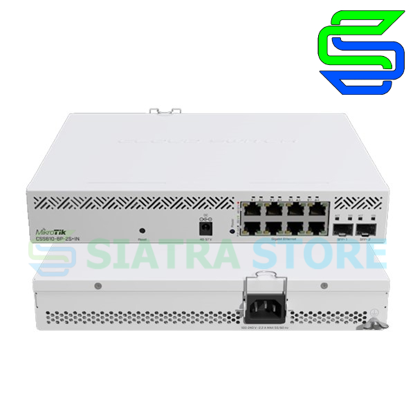 MikroTik CSS610-8P-2S+IN | 8 Port Gigabit POE + 2 SFP Cloud Switch