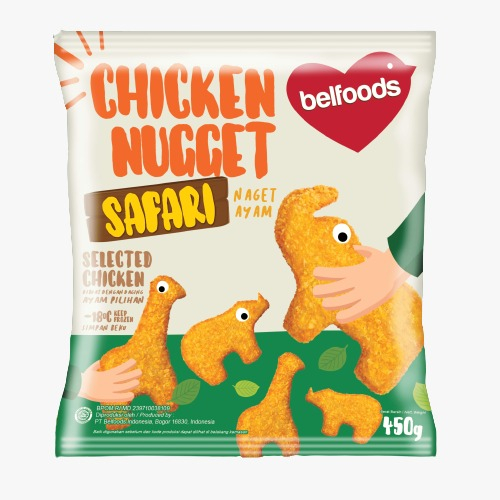 

Belfoods Chicken Nugget Safari 450gr