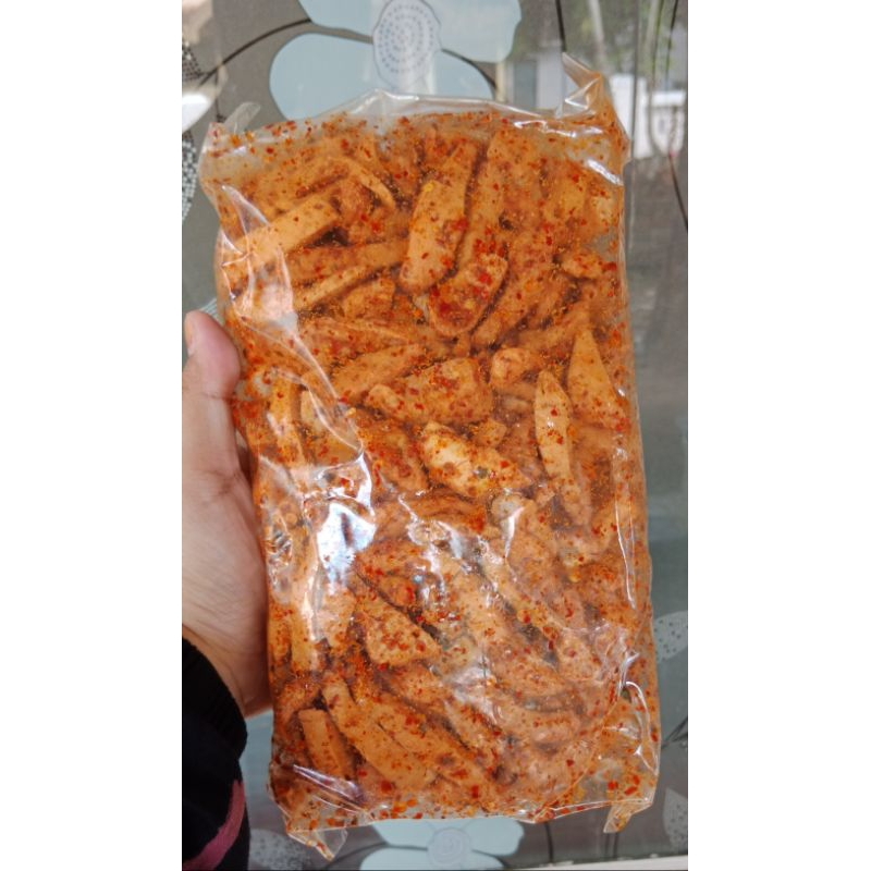 

Basreng pedas daun jeruk 500 gram