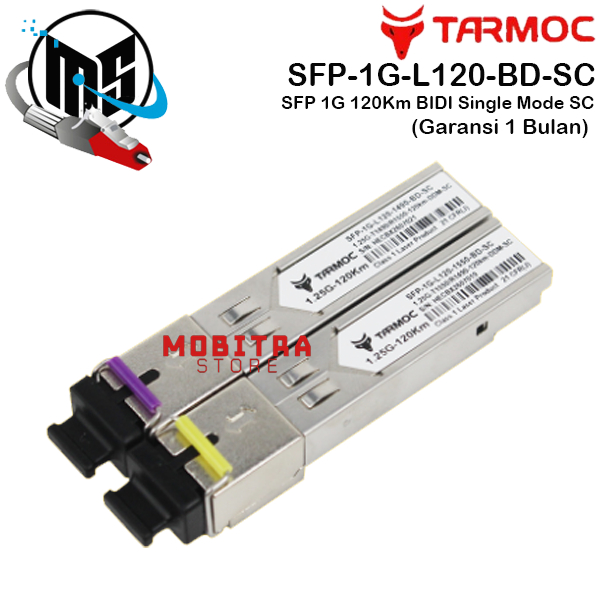 SFP 1G BIDI 120KM lSinglemode SC Mikrobits, Mikrotik, Cisco Compatible