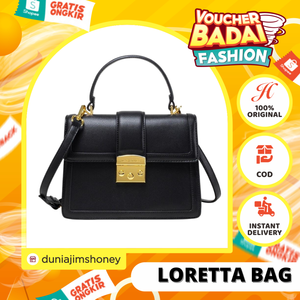 Jims Honey Loretta Bag Tas Selempang Wanita Tas Tangan Wanita Import JH Ori Fashionable Tas Murah Tas Kekinian