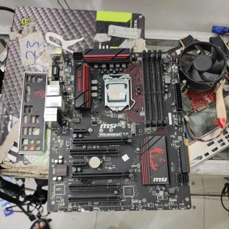 mainboard msi b150 gaming ddr4 tanpa proc socket 1151