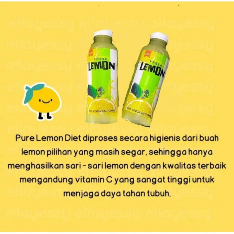 

Sari Lemon California / asli Lemon murni tanpa campuran / 100% Lemon California