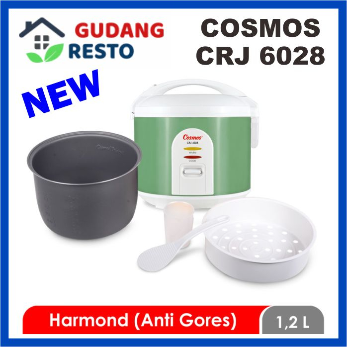 COSMOS CRJ6028 MAGICCOM RICECOOKER HARMOND ANTIGORES CRJ 6028 1.2L 1,2 LITER 6028 V 6028 G 6028V 6028G PASTELA SERIES