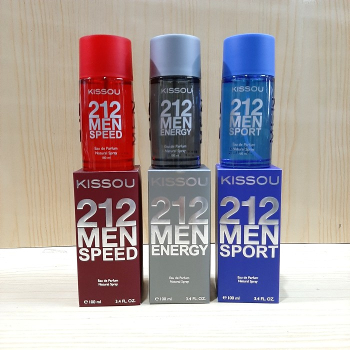 Parfum Pria Murah Kissou 212 Edp 100ml [BPOM]