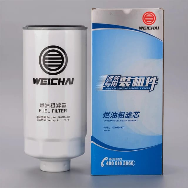 FUEL FILTER 1000964807 WEICHAI FILTER SOLAR WD10