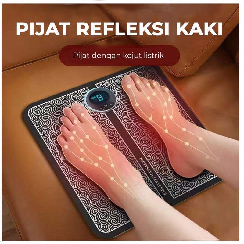 AMT 01 Alat Pijat Kaki Elektrik EMS Foot Massager Mat