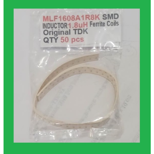 QTY 50 pcs MLF1608A1R8K SMD INDUCTOR 1.8uH Ferrite Coils Original TDK