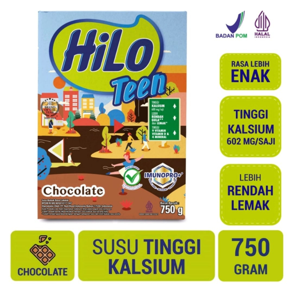 

Hilo Teen Chocolate 750gr | Susu Tinggi Kalsium