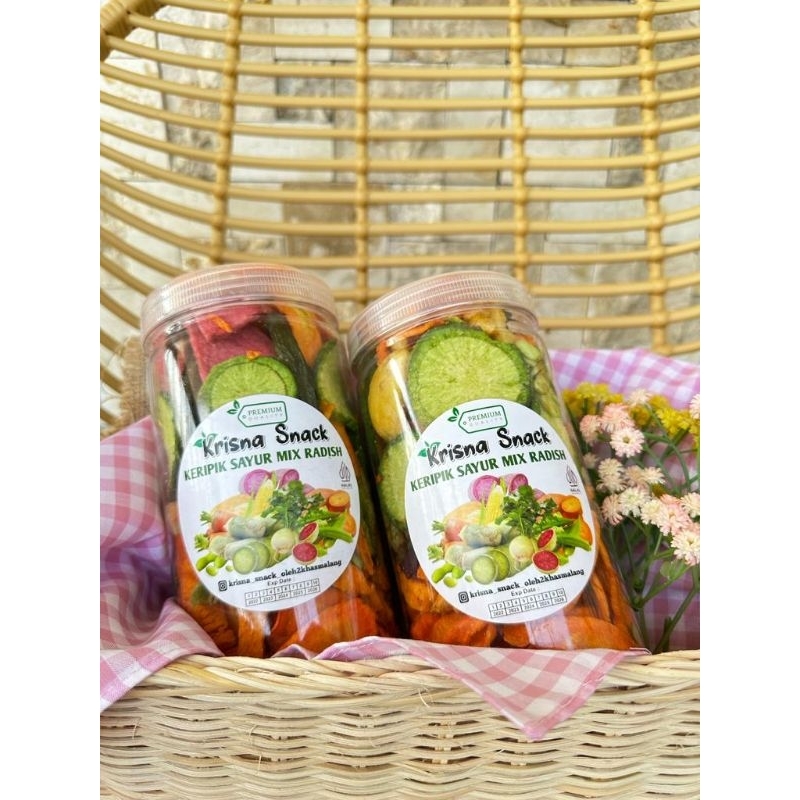 KERIPIK SAYUR MIX TOPLES 800 ML