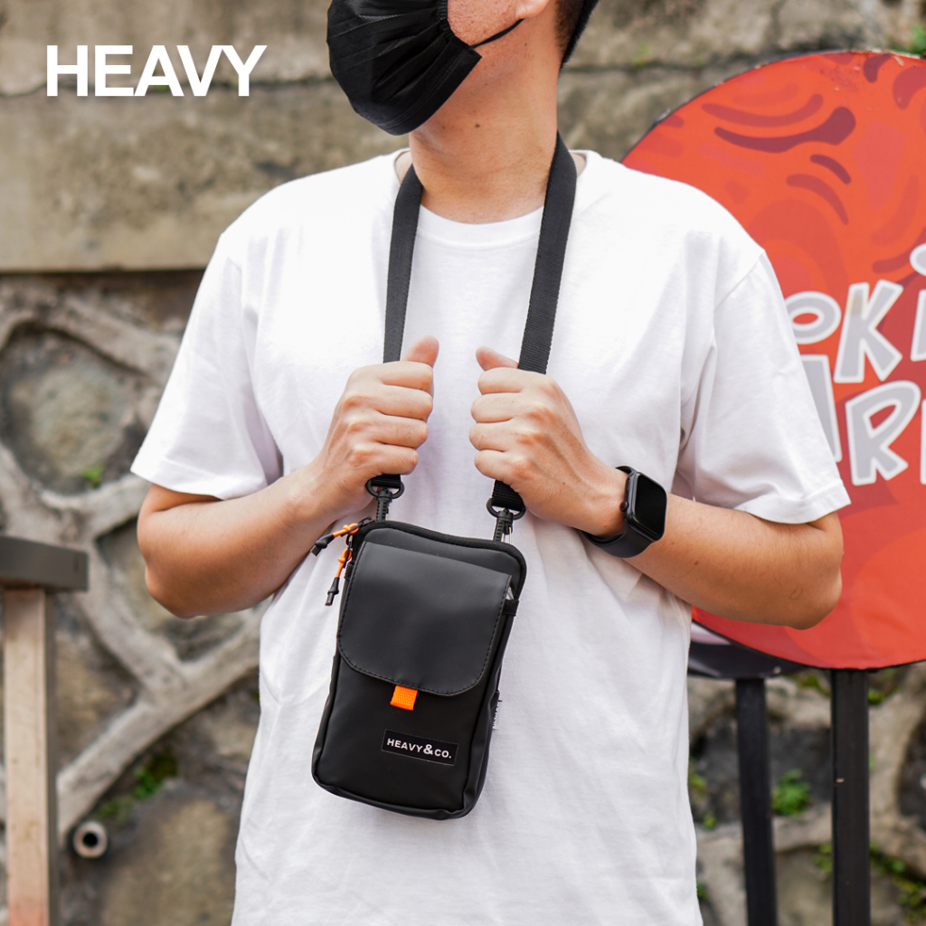 Tas Handphone Heavy - Tas Selempang Hp Waterproof Heavy - Mini Pouch Bag