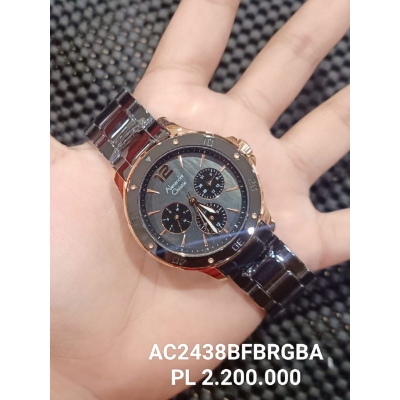 JAM TANGAN ALEXANDRE CHRISTIE CERAMIC 2438 / AC2438 ORIGINAL