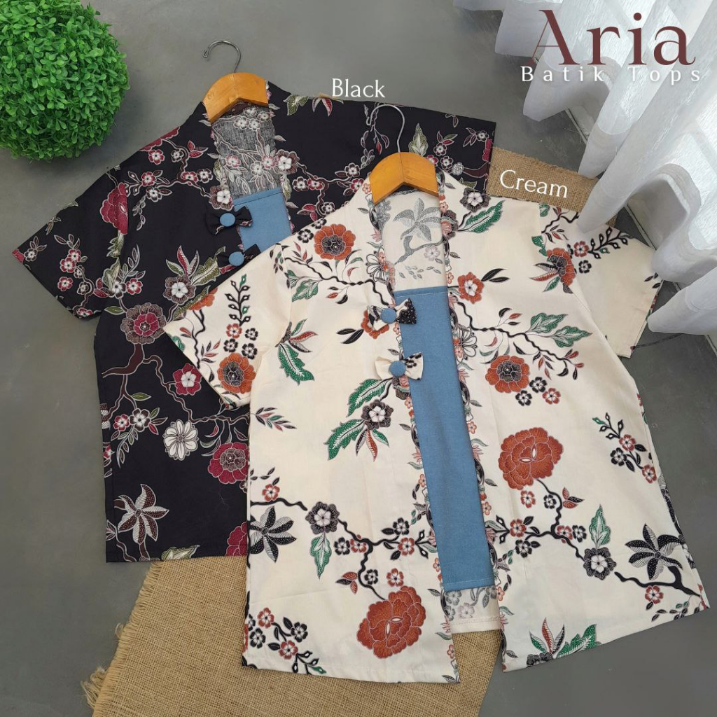 CallieTamami - A  6460 Aria Batik Tops ( Penempatan Motif Random )