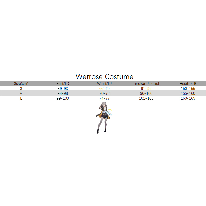 【Wetrose】 Ready Stock Honkai: Star Rail Game Cosplay Costume Trailblazer Stella Stelle Wanita Halloween Kostum Full Set