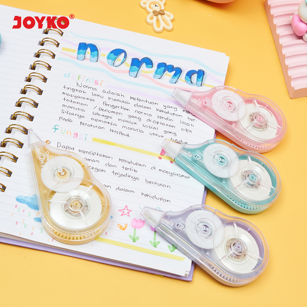 Correction Tape * Joyko Tape * Tipe-Ex Pita Koreksi * CT-522