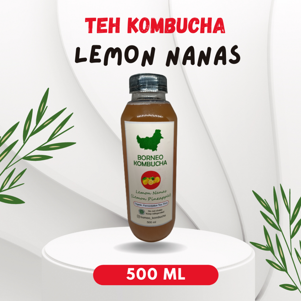 

BORNEO KOMBUCHA LEMON NANAS ORGANIK 500 mL