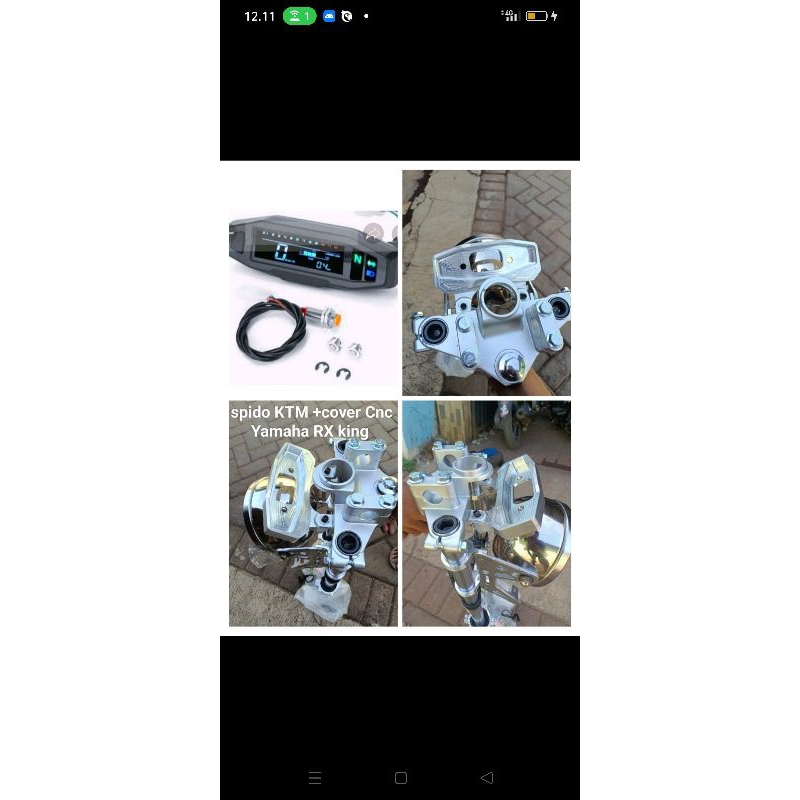 cover spido KTM PNP shok rx/COVER SPEEDOMETER KTM PNP SHOCK RX-KING