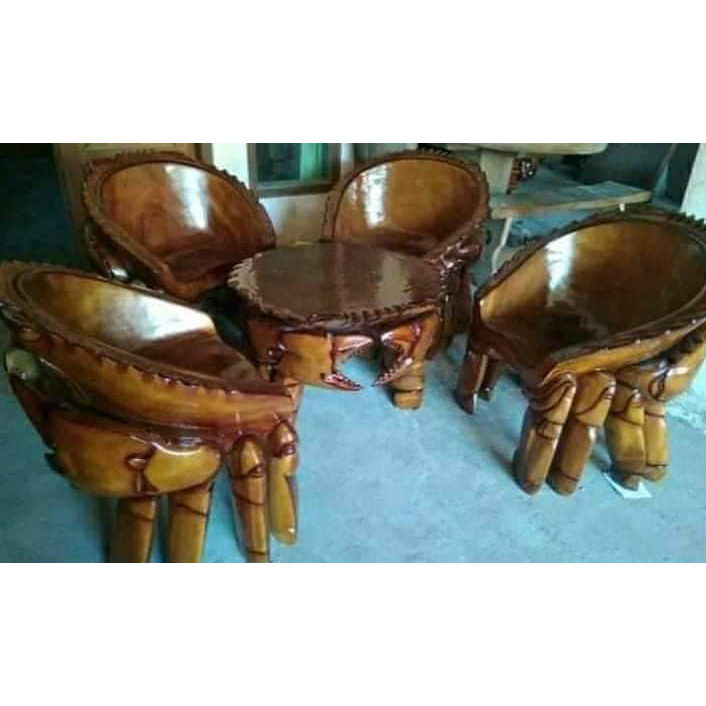 kursi yuyu/ukir jepara/kursi kepiting/furniture jepara/mebel jepara