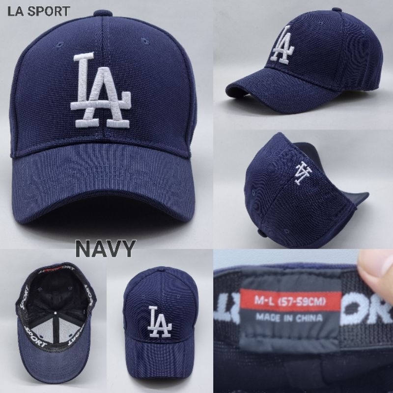 Topi Baseball Pria Wanita Flexfit Buildup Karet Logo Bordir Elastis Cap