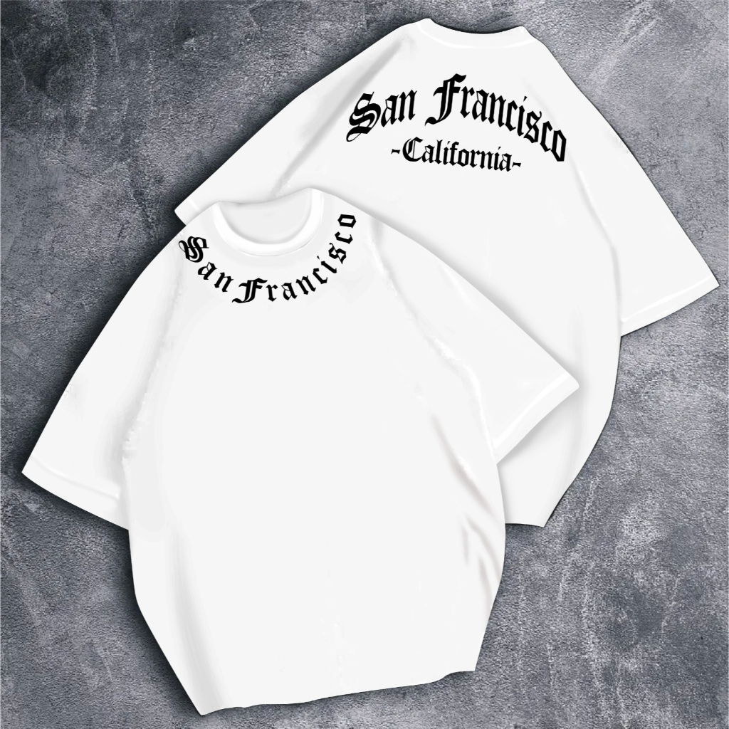 KAOS TSHIRT ATASAN PRIA SAN ANDREAS/LA/SAN FRANSISCO