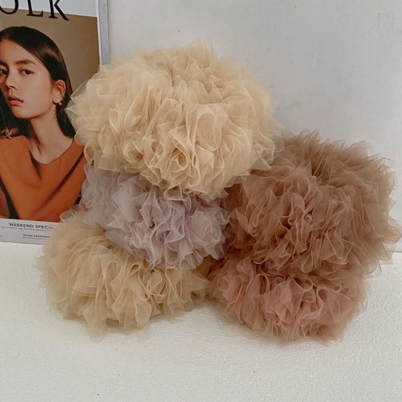 Scrunchie tule premium XXL