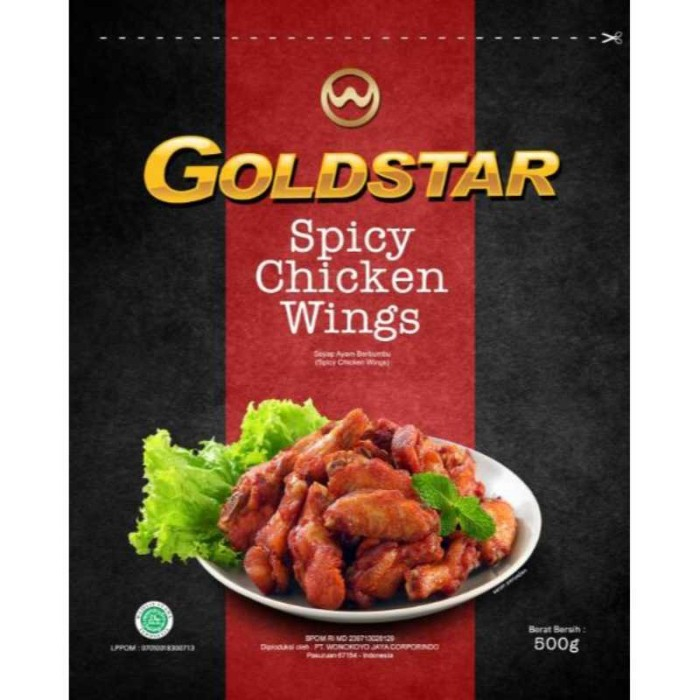 

GoldStar Spicy Chicken Wings 500 Gr