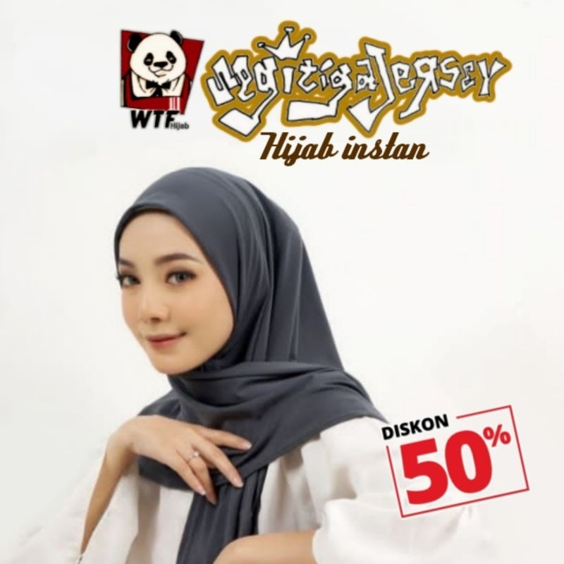 JILBAB SEGITIGA INSTAN JERSEY DEWASA ||   Hijab Segitiga Jersey Premium