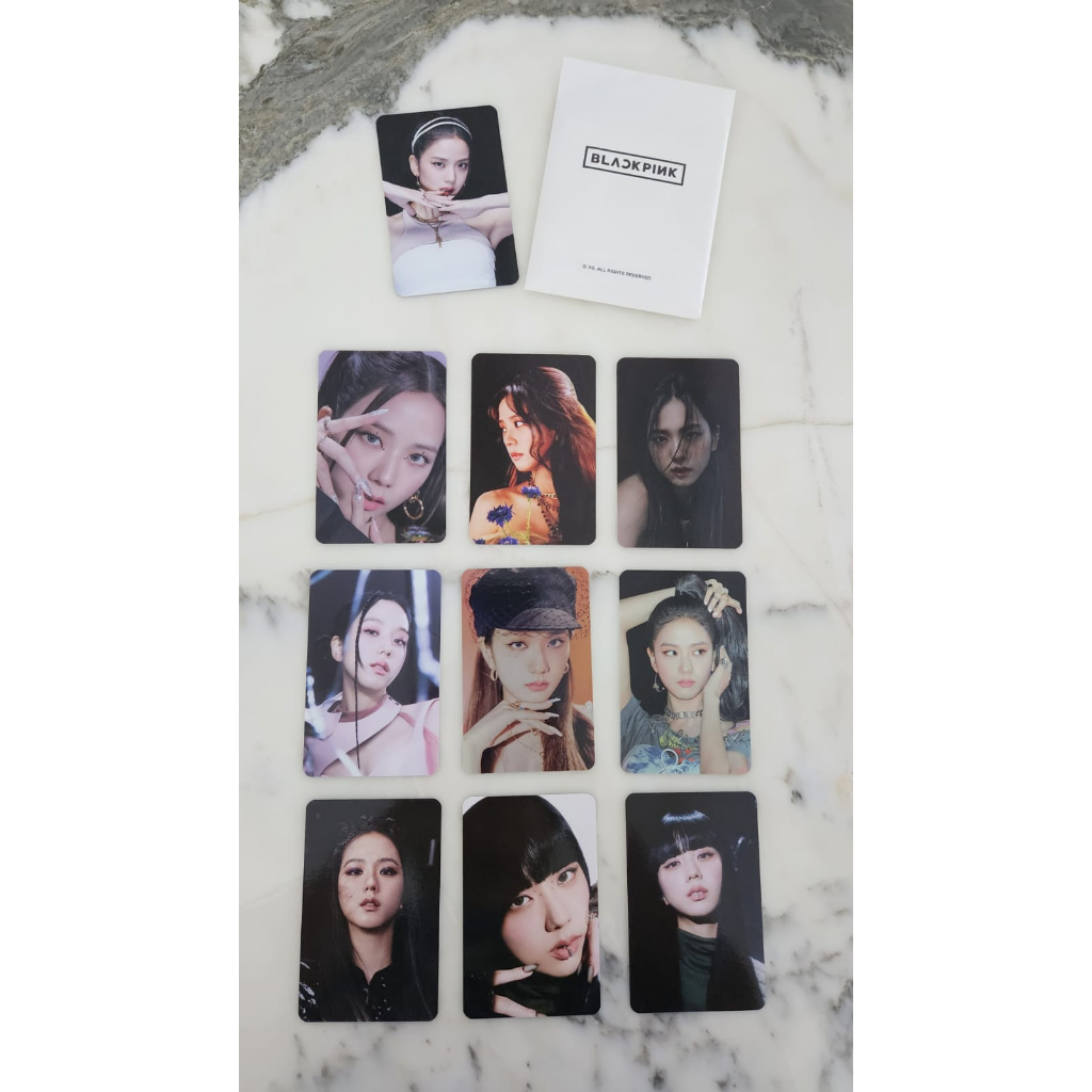 PHOTOCARD BLACKPINK JENNIE JISOO LISA ROSE PHOTO CARD ORIGINAL