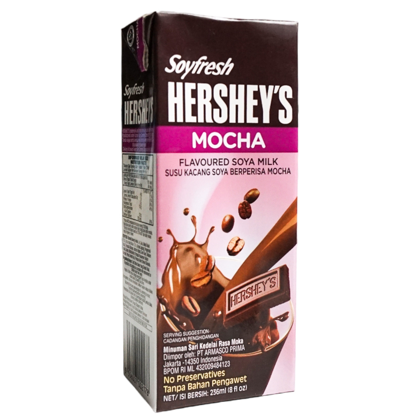 Soyfresh Hershey's Soya Milk 236ml - Susu Kacang Kedelai