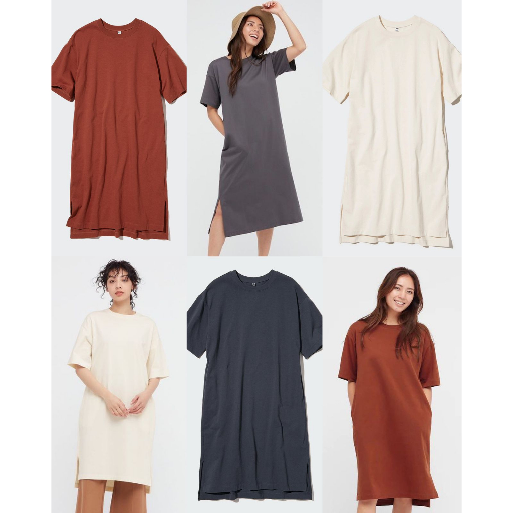 Uniqlo Crew Neck Short Sleeve T Dress