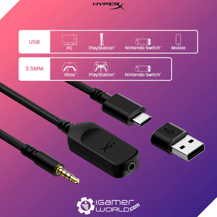 HyperX Cloud III / Cloud 3 DTS Spatial Audio Gaming Headset