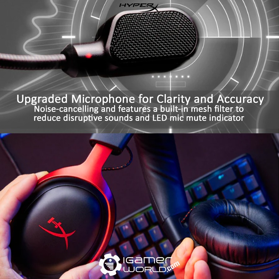 HyperX Cloud III / Cloud 3 DTS Spatial Audio Gaming Headset
