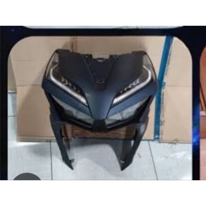 Full body depan bagian tengah plus reflektor lampu depan Honda Vario new 125 150 LED 2018 2020 new b