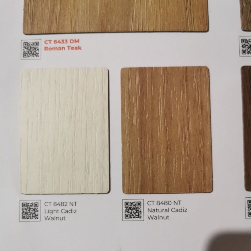 HPL carta tipe CT 8XXX NT motif kayu embos area Surabaya gojek grab instan