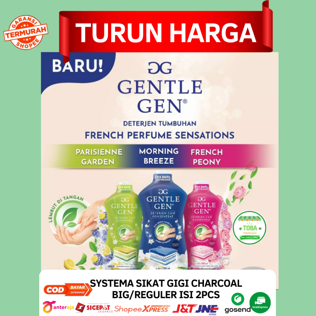 GENTLE GEN DETERJEN CAIR KONSENTRAT BOTOL 700 ML - Rinso Murah