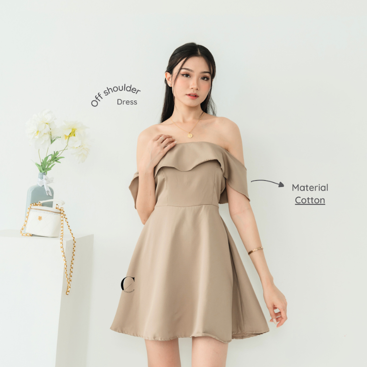 YOONA DRESS - DRESS SABRINA WANITA