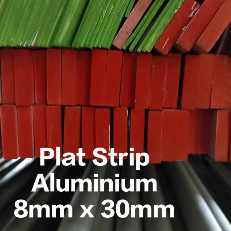 Plat Strip Aluminium 8mm x 30mm x 800mm