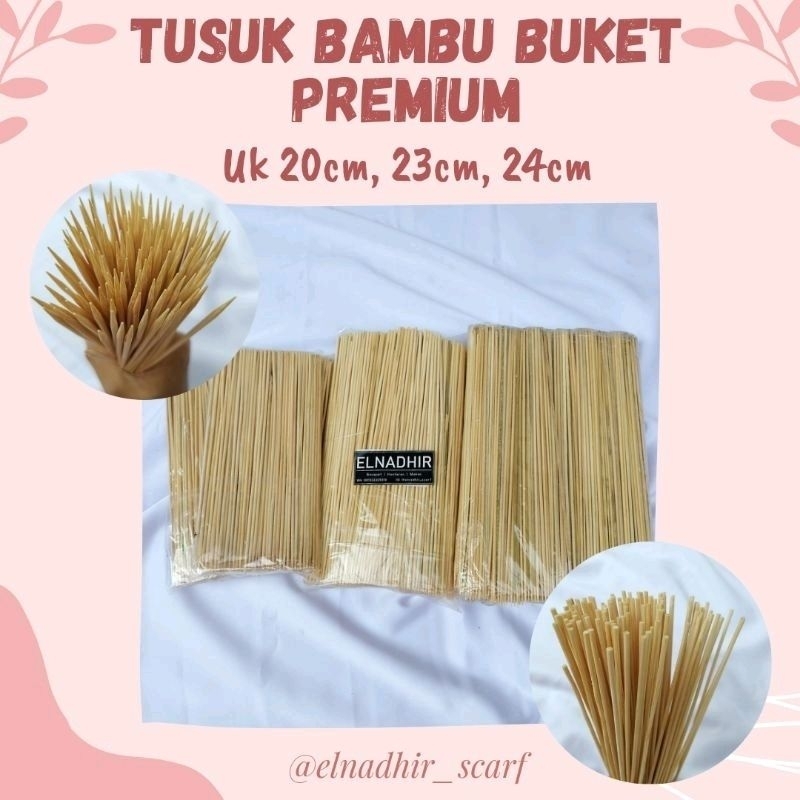 Tusuk Bambu Buket Premium [ 20tusuk ]