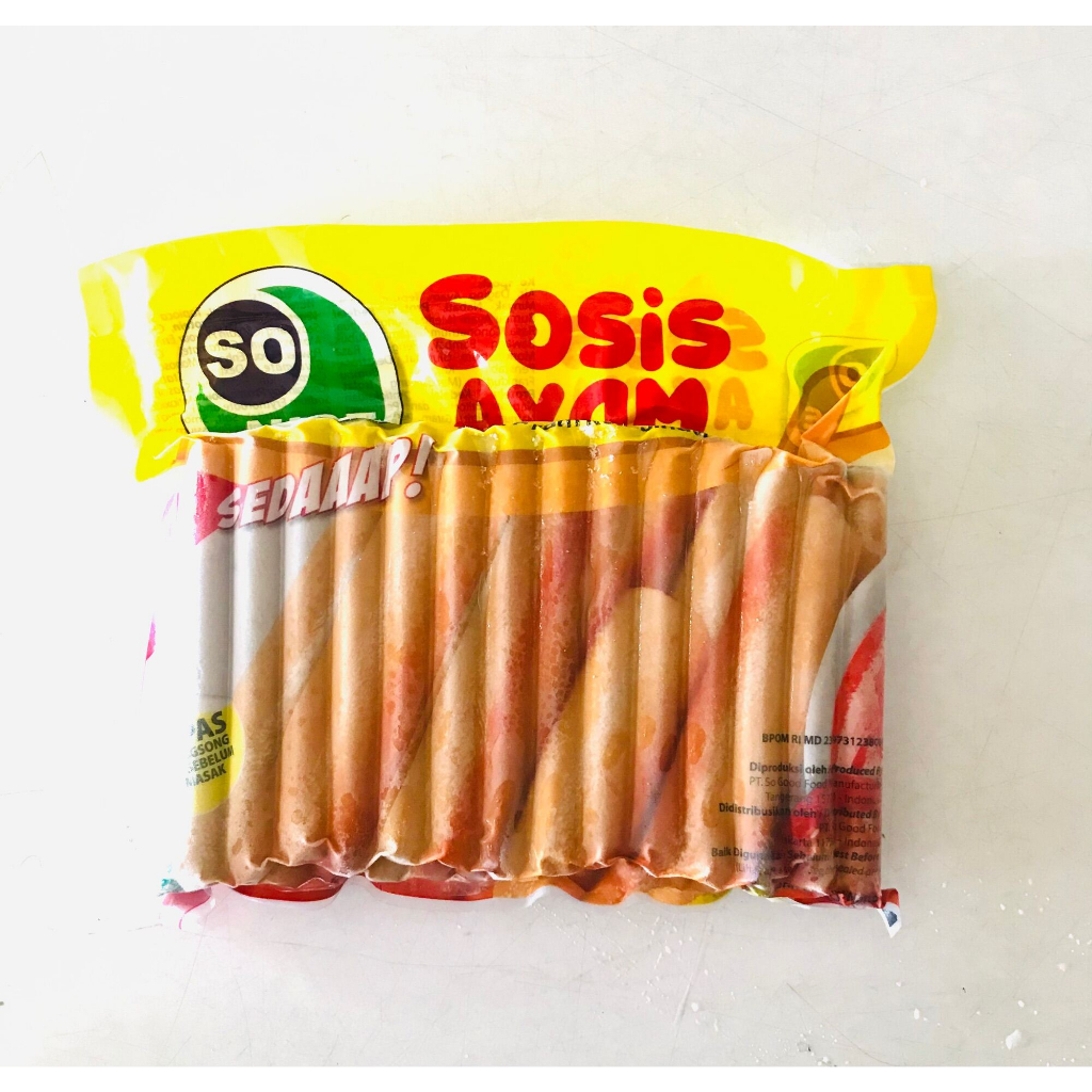 

Sosis Ayam So Nice Sedaaap 1Kg| Chicken Sausage So Nice| Sosis Ayam So Nice - 1Kg