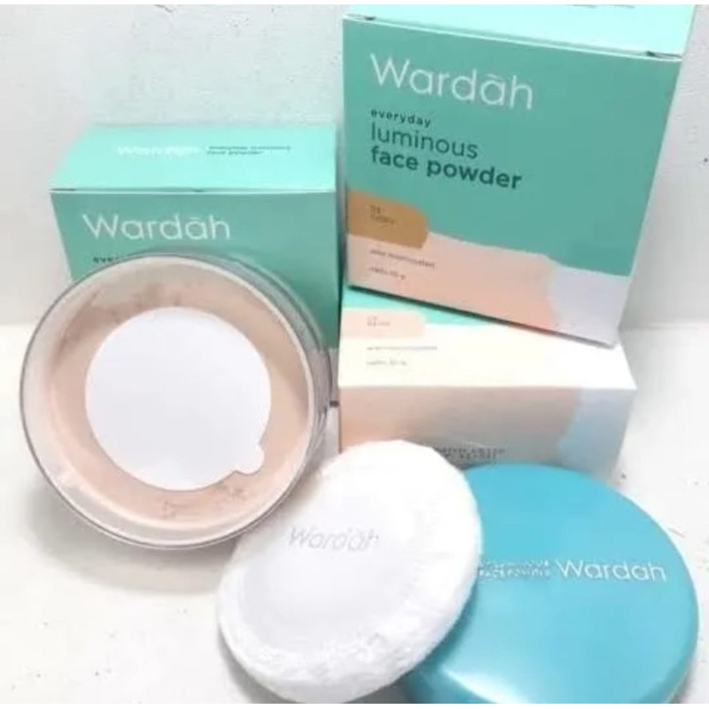 ok_ngeng (ORI) WARDAH Everyday Luminous Face Powder 30GRAM || Bedak Tabur (Bisa COD)