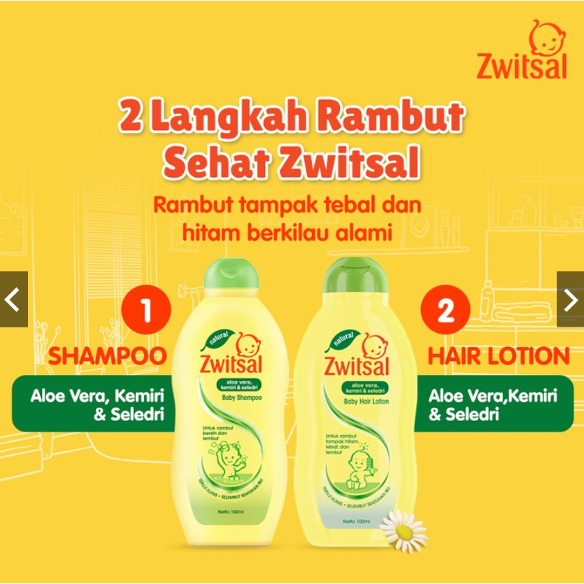 [BPOM] Zwitsal Baby Shampoo / Shampo Bayi / Sampo Bayi / Natural Aloe Vera AVKS / MY MOM